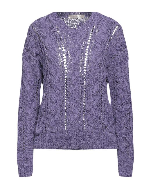 D.exterior Purple Sweater