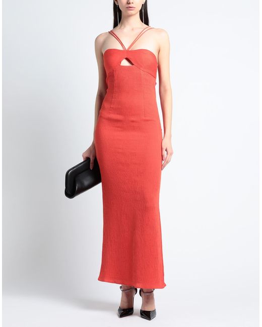 Staud Red Maxi Dress