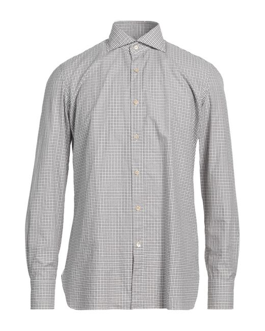 Luigi Borrelli Napoli Gray Shirt for men