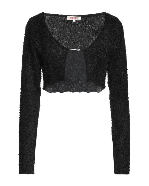 Kontatto Black Wrap Cardigans