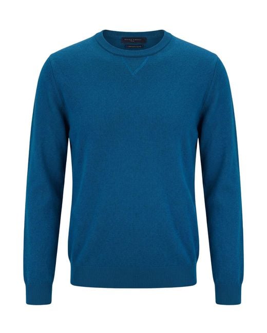 Daniele Fiesoli Blue Sweater Wool, Cashmere for men