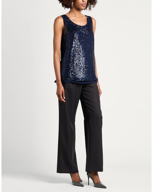 Camilla Blue Top Polyester, Elastane