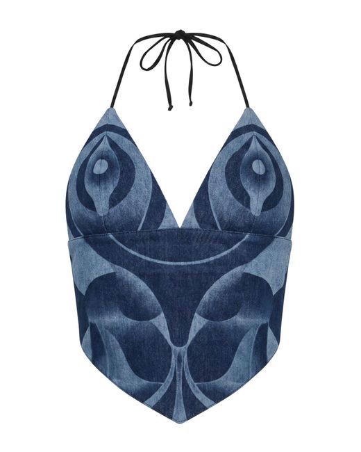 Conner Ives Blue Top Cotton