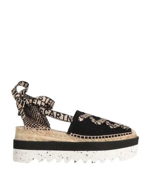 Stella McCartney Black Espadrilles