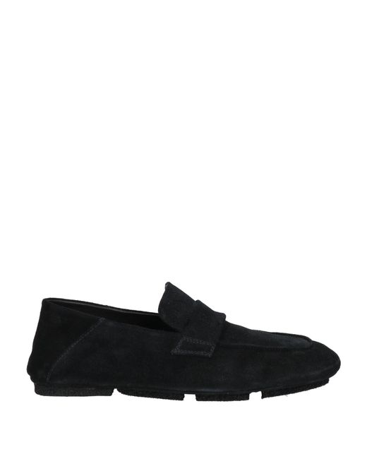 Officine Creative Black Loafers Leather
