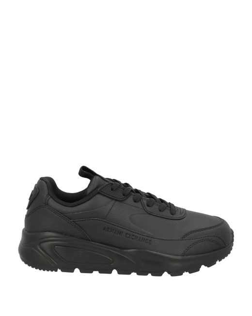 ARMANI EXCHANGE Black Trainers for men