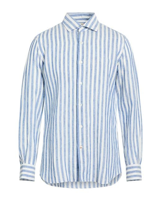 Camisa Mazzarelli de hombre de color Blue