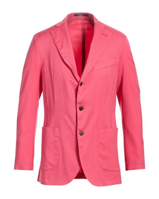 Drumohr Pink Blazer Virgin Wool for men