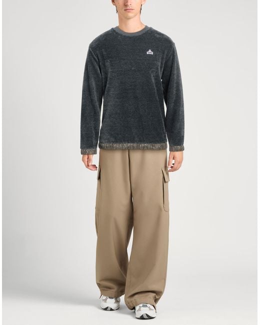 Holubar Gray Sweatshirt Polyester, Cotton, Elastane for men