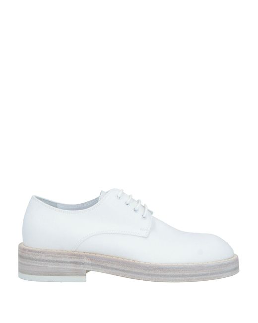 Ann Demeulemeester White Lace-up Shoes