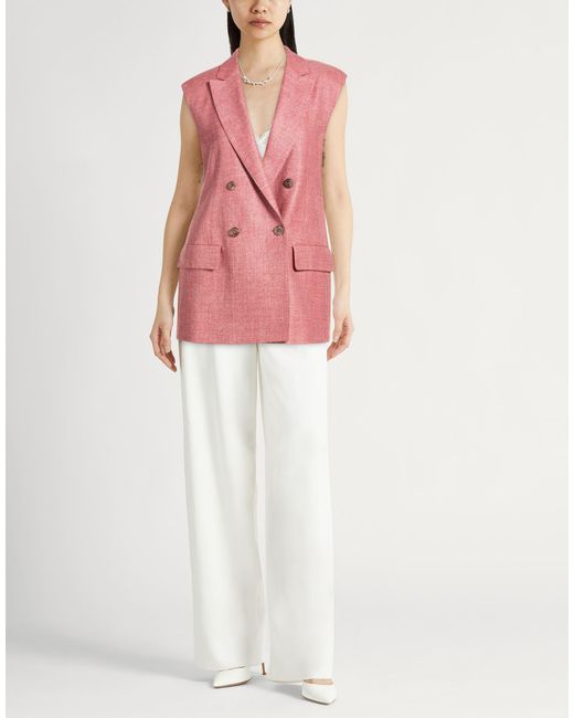 Agnona Pink Waistcoat