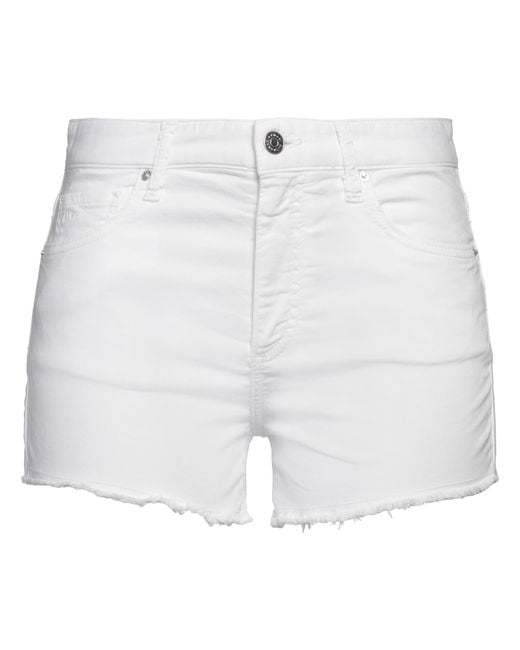 ARMANI EXCHANGE Blue Shorts & Bermuda Shorts Cotton, Elastane