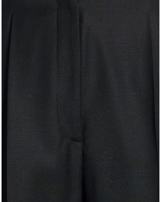 Lardini Black Pants Polyester, Wool, Elastane