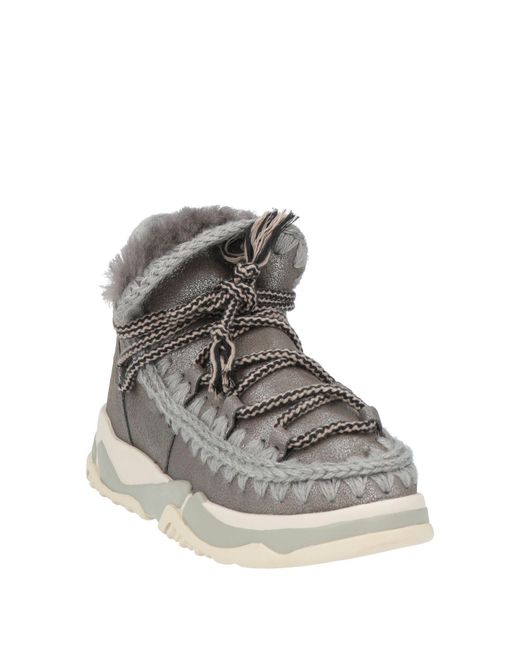 Mou Gray Ankle Boots