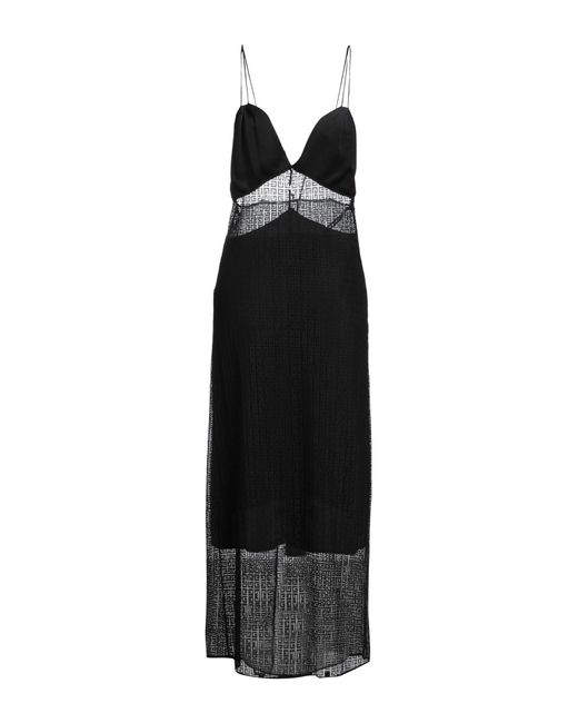 Givenchy Black Maxi-Kleid
