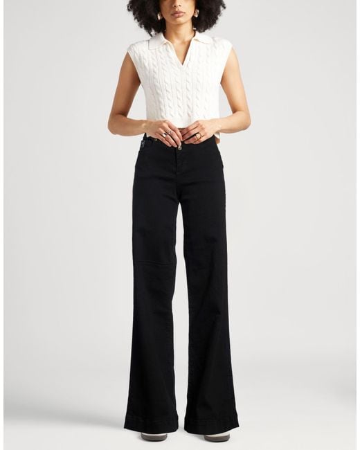 Versace Jeans Couture Black Jeans Cotton, Elastane