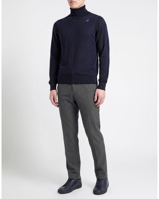 K-Way Blue Turtleneck for men