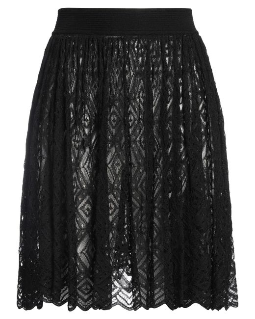 Dolce & Gabbana Black Mini Skirt Viscose, Polyamide