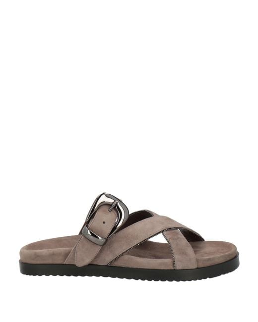 Barba Napoli Brown Sandals Leather