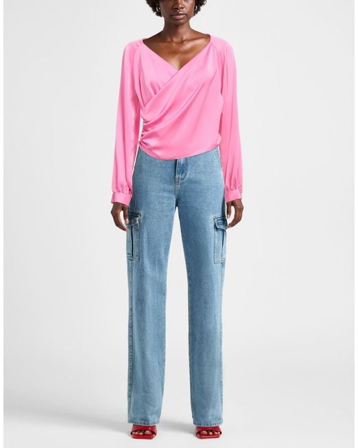 Hanita Pink Top Polyester