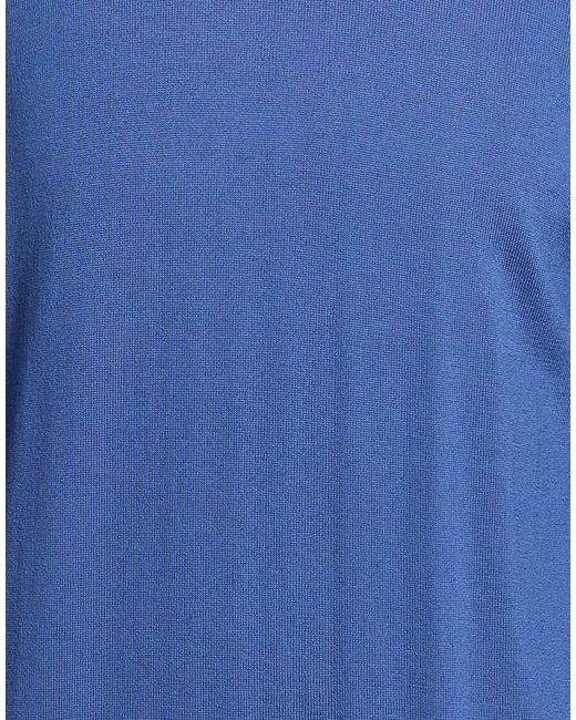 Alpha Studio Blue Turtleneck for men