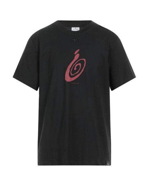 T-shirt Courreges pour homme en coloris Black