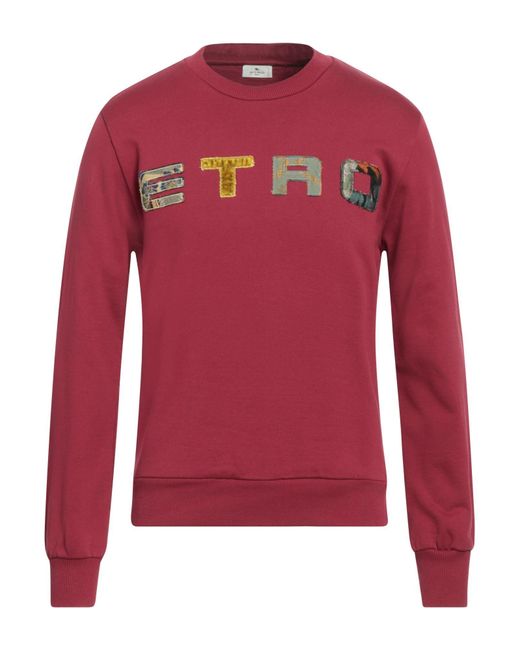 Etro Red Sweatshirt for men