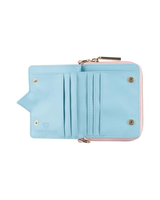 Chiara Ferragni Pink Crossbody Wallet