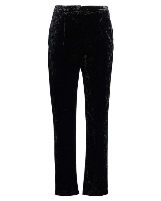 Patrizia Pepe Black Pants Polyester, Elastane