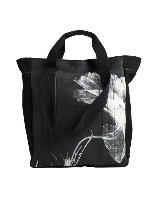 バッグ Y-3 sequin logo leather hand bag black Y-3 Handbag in Black for Men | Lyst