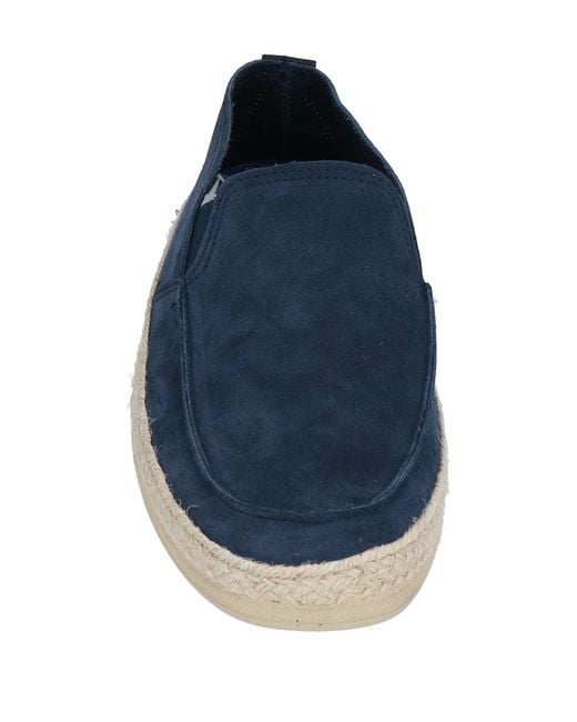 Docksteps Blue Midnight Espadrilles Leather for men