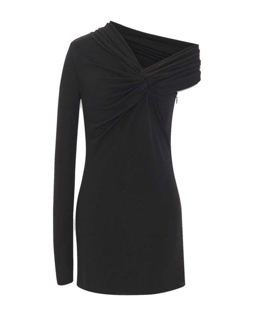 Robe courte Saint Laurent en coloris Black