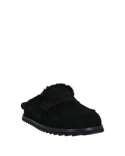 Officine Creative Black Mules & Clogs
