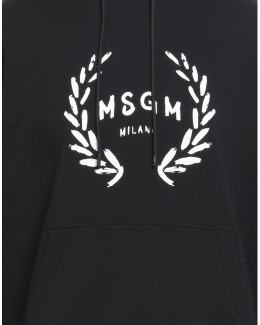 MSGM Black Sweatshirt for men