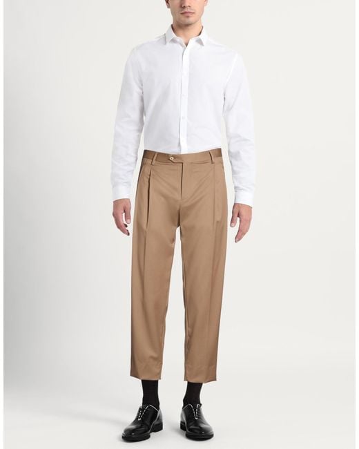 Briglia 1949 Natural Racconta La Sartoria Pants Virgin Wool for men