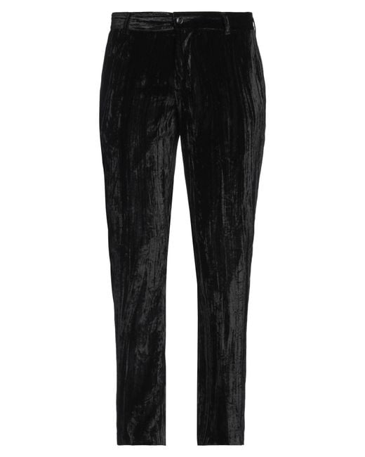 Daniele Alessandrini Black Trouser for men