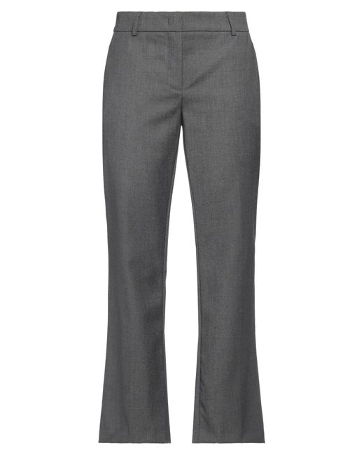 L'Autre Chose Gray Pants Wool