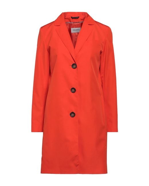 Cinzia Rocca Red Overcoat & Trench Coat