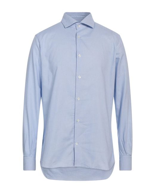 Glanshirt Blue Shirt for men