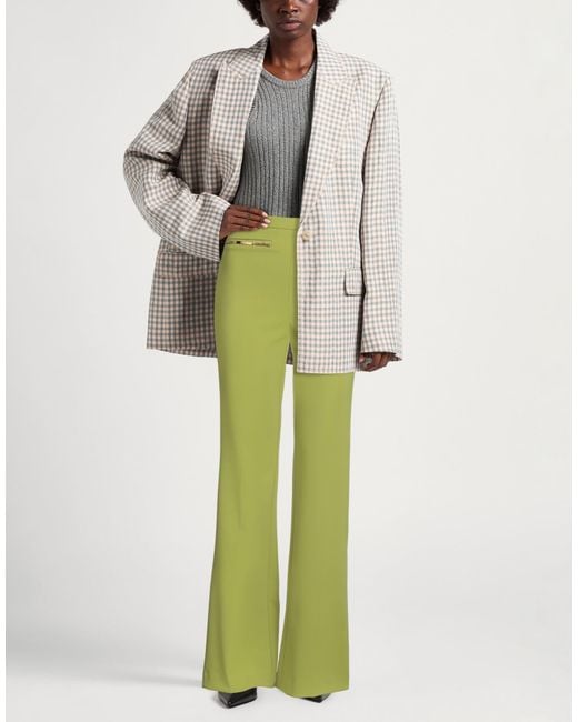 Elisabetta Franchi Green Pants