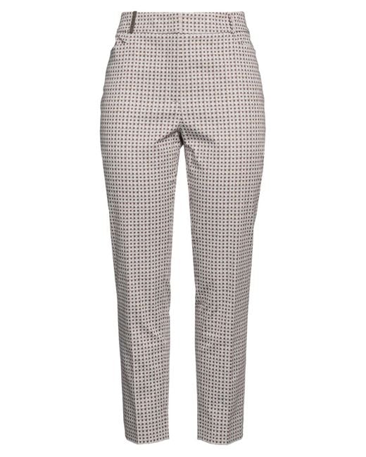 Peserico Gray Pants Cotton, Elastane