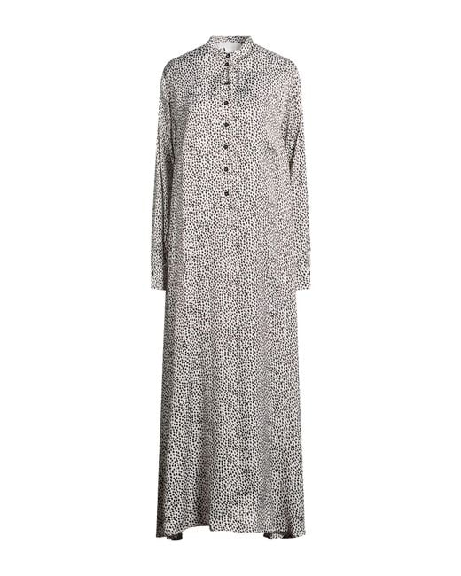 8pm Gray Maxi Dress Viscose
