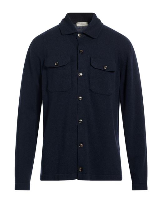 Piacenza Cashmere Blue Shirt Cashmere for men