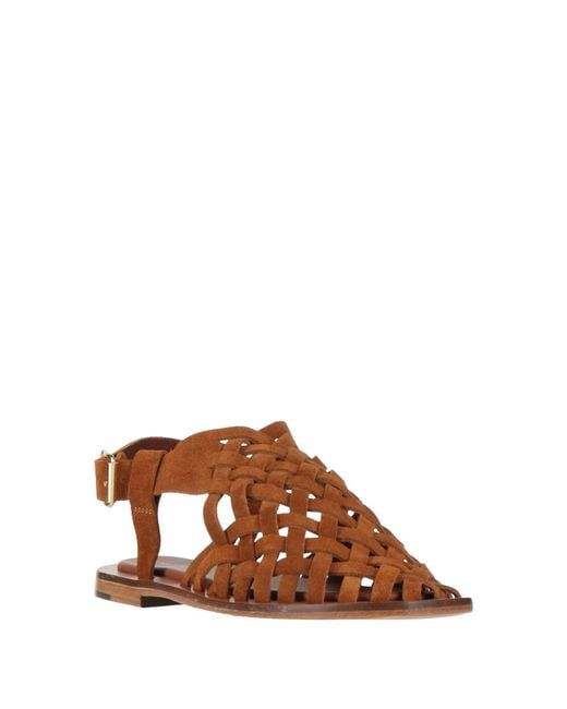 Mansur Gavriel Brown Sandals