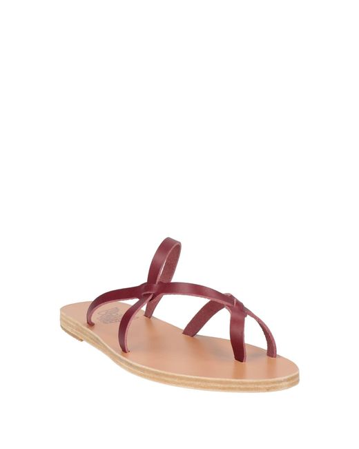 Ancient Greek Sandals Pink Thong Sandal Leather