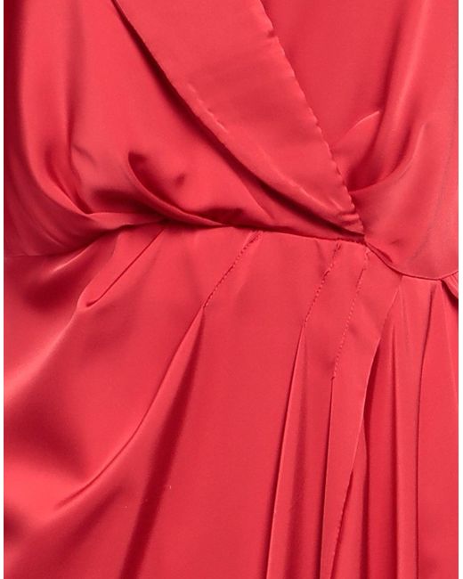 VANESSA SCOTT Red Mini Dress Polyester