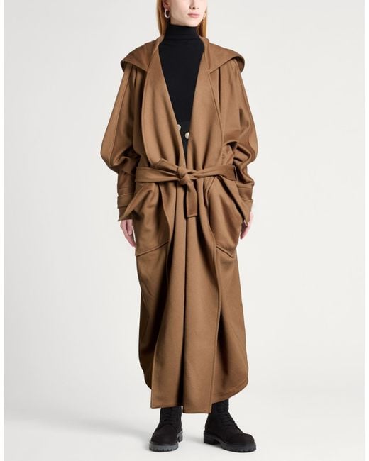 Batakovic Brown Camel Coat Wool