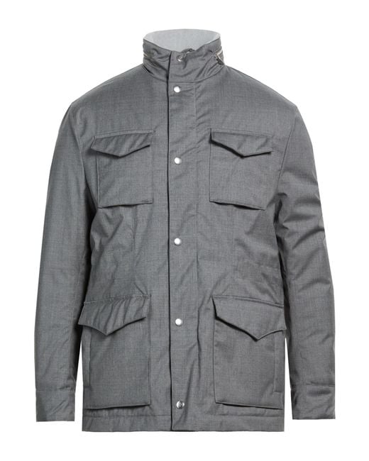 Eleventy Gray Jackets for men
