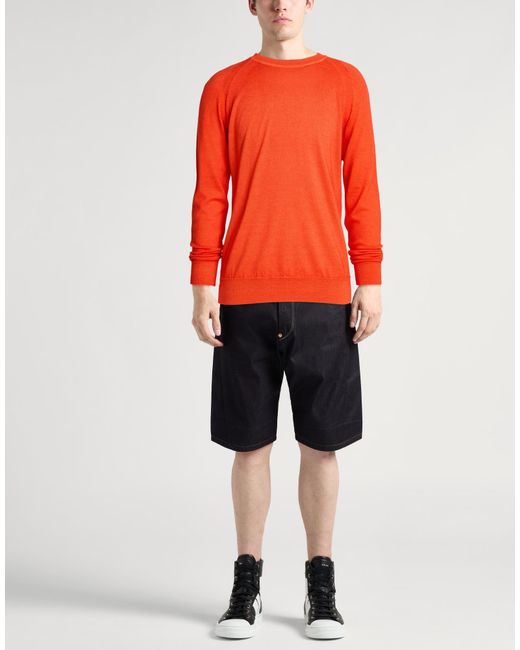 Aspesi Orange Sweater Wool for men