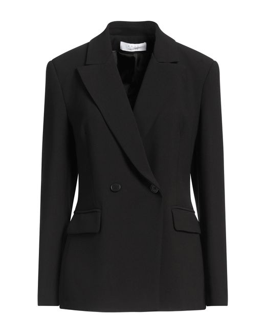 Kaos Black Blazer Polyester, Elastane